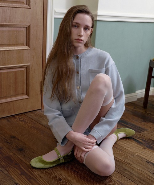 ROCKFISH WEATHERWEAR（ロックフィッシュウェザーウェア）の「NEW BELLA QUILTED MARYJANES（バレエシューズ・レディース・ブラック/オリーブ/スカイブルー/ネイビー/イエロー/ダークブラウン/ピンク/レッド・23.0cm/23.5cm/24.0cm/24.5cm/25.0cm）」の19枚目の写真