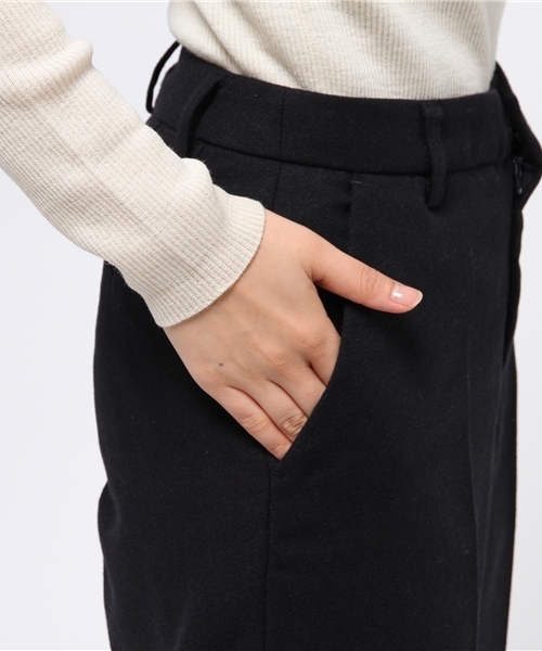 ROPE' PICNIC(ロペピクニック)の「ヘリンボン織りワイドパンツ(その他パンツ・レディース・グレー/ベージュ/ネイビー・38/36/40)」の9枚目の写真