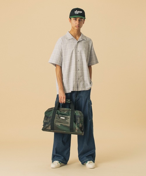 XLARGE（エクストララージ）の「EMBROIDERED S/S PLAID SHIRT（シャツ/ブラウス・メンズ・ネイビー/グレー・XL/L/M/S）」の5枚目の写真