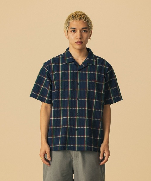 トップス XLARGE PATCH LOGO PLAID S/S SHIRT PATCH LOGO PLAID S/S SHIRT（シャツ/ブラウス）｜XLARGE