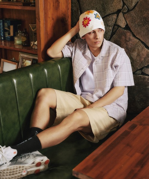 XLARGE（エクストララージ）の「EMBROIDERED S/S PLAID SHIRT（シャツ/ブラウス・メンズ・ネイビー/グレー・XL/L/M/S）」の12枚目の写真