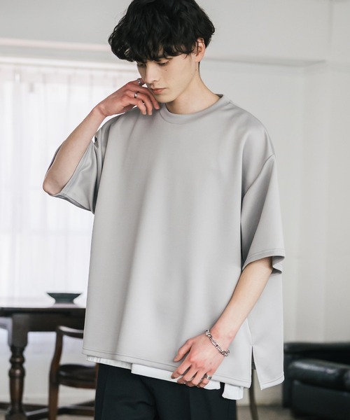 モンド SS'25 Tシャツ グレー 半袖 ハーレー メンズ サーフ 半袖Tシャツ PHANTOM WVN ICON OVRSZD