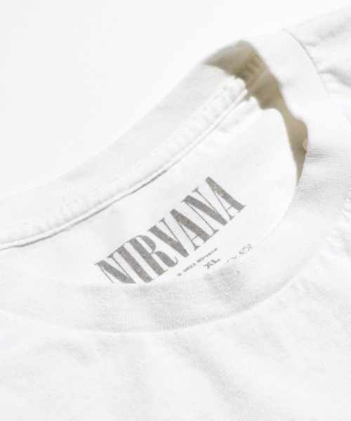 NIRVANA（ニルヴァーナ）の「THRIFTY LOOK スリフティルック / "NIRVANA"TEE（Tシャツ/カットソー・メンズ・ホワイト・X-LARGE/MEDIUM/LARGE）」の7枚目の写真
