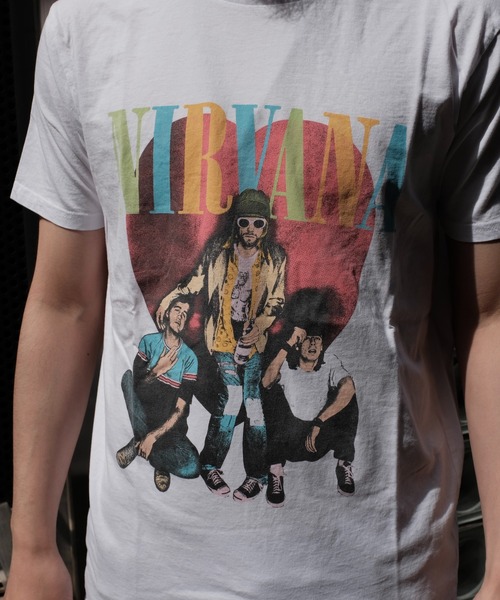 NIRVANA（ニルヴァーナ）の「THRIFTY LOOK スリフティルック / "NIRVANA"TEE（Tシャツ/カットソー・メンズ・ホワイト・X-LARGE/MEDIUM/LARGE）」の3枚目の写真