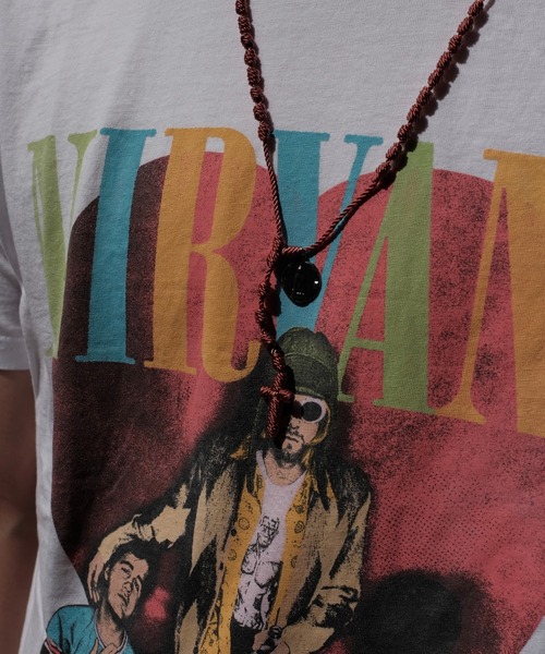 NIRVANA（ニルヴァーナ）の「THRIFTY LOOK スリフティルック / "NIRVANA"TEE（Tシャツ/カットソー・メンズ・ホワイト・X-LARGE/MEDIUM/LARGE）」の5枚目の写真