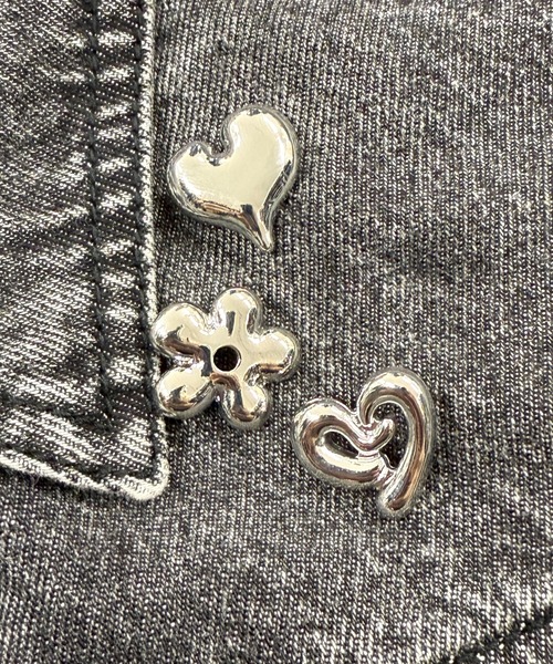 WEGO（ウィゴー）の「WEGO/【3個セット】アソートピンズ（バッジ・レディース・その他4/その他1/その他2/その他3/その他5/その他11/その他8/その他10/その他13/その他6/その他7/その他9/その他12/その他14/その他15/その他16/その他17・FREE）」の5枚目の写真