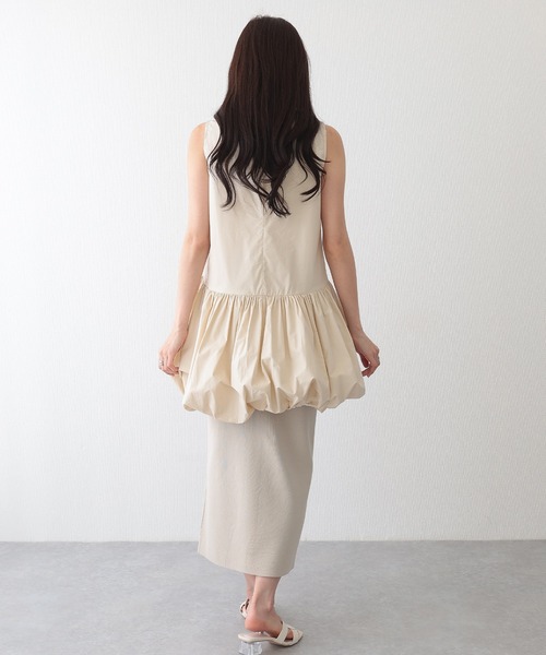 Lace Ladies(レースレディース)の「フロント ダブルジップ ニット タイト ロング スカート(スカート・レディース・チャコールグレー/ブラック/ベージュ/モカ・S/FREE)」の22枚目の写真