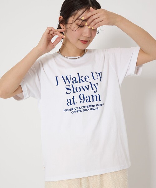 セール】【WEB限定】＜at ease＞ロゴ プリント Tシャツ（Tシャツ