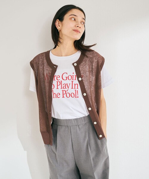セール】【WEB限定】＜at ease＞ロゴ プリント Tシャツ（Tシャツ