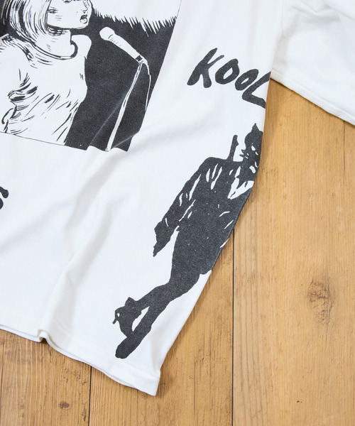 sonic youth(ソニックユース)の「Insonnia Projects インソニアプロジェクツ / MULTI PRINT LS TEE TYPE-B SONIC YOUTH ソニックユース マルチプリントビッグシルエットプリントロンT バンドT / IP-SY-022(Tシャツ/カットソー・メンズ・ブラック/ホワイト・1/2/3)」の9枚目の写真