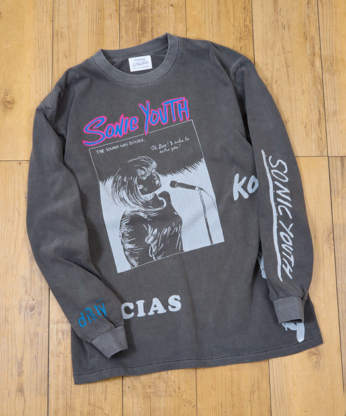 sonic youth(ソニックユース)の「Insonnia Projects インソニアプロジェクツ / MULTI PRINT LS TEE TYPE-B SONIC YOUTH ソニックユース マルチプリントビッグシルエットプリントロンT バンドT / IP-SY-022(Tシャツ/カットソー・メンズ・ブラック/ホワイト・1/2/3)」の20枚目の写真