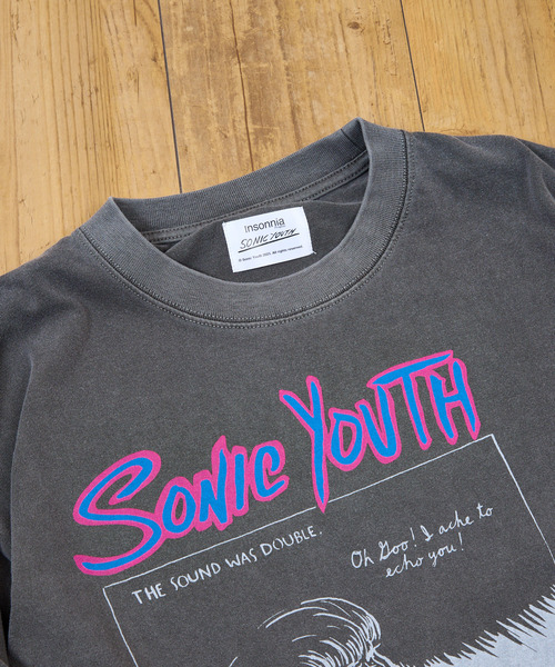 sonic youth(ソニックユース)の「Insonnia Projects インソニアプロジェクツ / MULTI PRINT LS TEE TYPE-B SONIC YOUTH ソニックユース マルチプリントビッグシルエットプリントロンT バンドT / IP-SY-022(Tシャツ/カットソー・メンズ・ブラック/ホワイト・1/2/3)」の21枚目の写真