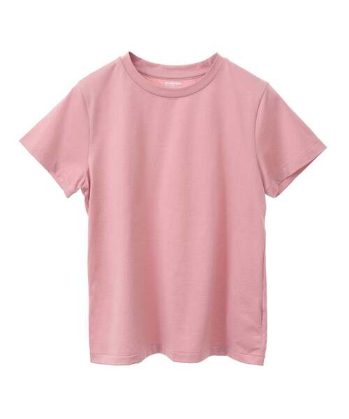 martinique(マルティニーク)の「《定番》ESSENTIAL Tシャツ(Tシャツ/カットソー・レディース・ネイビー/ホワイト/ピンク/ブラック・1/2)」の4枚目の写真