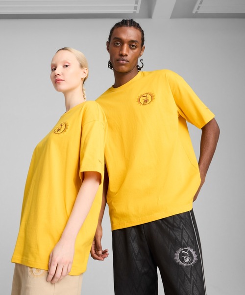 PUMA(プーマ)の「PUMA プーマ ユニセックス PUMA x ハリーポッター オーバーサイズ 半袖 Tシャ(Tシャツ/カットソー・メンズ・イエロー/ブラック/ホワイト・LARGE/SMALL/X-SMALL/X-LARGE/MEDIUM)」の3枚目の写真