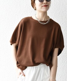SHIPS any | SHIPS any:〈洗濯機可能〉ワッフル ワイド コクーン ドルマン TEE(Tシャツ/カットソー)