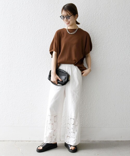 SHIPS for women / シップスウィメン SHIPS any:〈洗濯機可能〉ワッフル ワイド コクーン ドルマン TEE SHIPS any:〈洗濯機可能〉ワッフル ワイド コクーン ドルマン