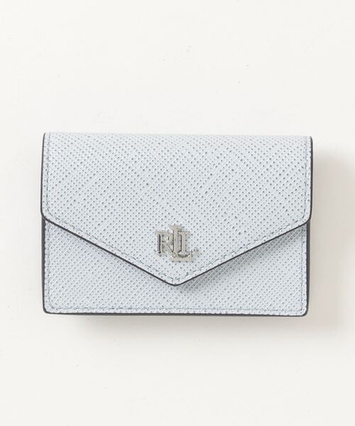 【Lauren Ralph Lauren】クロスハッチレザー ジップカードケース クロスハッチ レザー ジップ カード ケース（カードケース