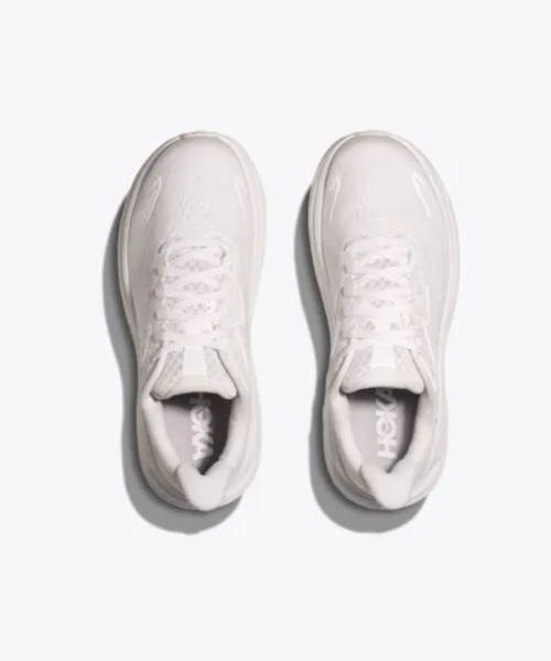 HOKA（ホカ）の「HOKA / ホカ　CLIFTON 10　クリフトン10（スニーカー・メンズ・ホワイト/ブラック・25/26/27/28/24/23）」の3枚目の写真