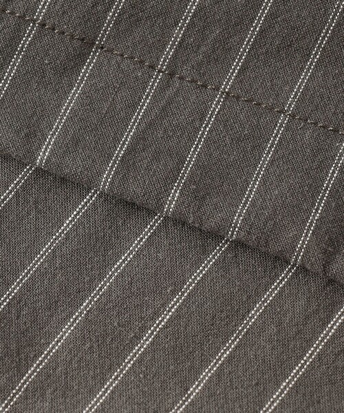 J.PRESS YORK STREET(ジェイプレスヨークストリート)の「【UNISEX】コットンリネンハーフスリーブシャツ ブルゾン(ブルゾン・メンズ・グレー系1/ブラック系2・SMALL/MEDIUM/LARGE)」の17枚目の写真