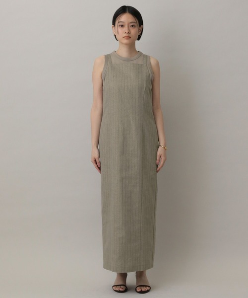 A part by（アパートバイ）の「グリッターリネンジャンスカ（ジャンパースカート・レディース・ライトベージュ・FREE）」の9枚目の写真