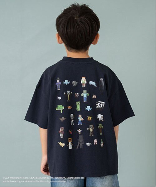 セール】［大人気につき再入荷！］【マインクラフト】KIDSアイコンTEE
