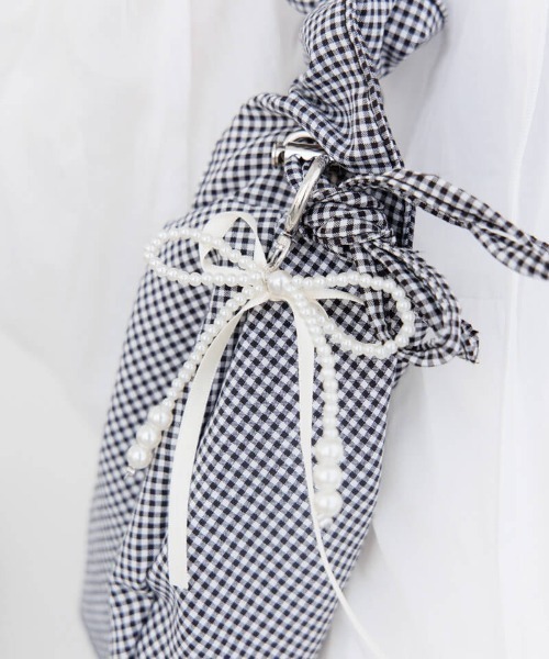 flower（フラワー）の「ボウノットチャーム（キーホルダー・レディース・ホワイト/ピンク・FREE）」の2枚目の写真