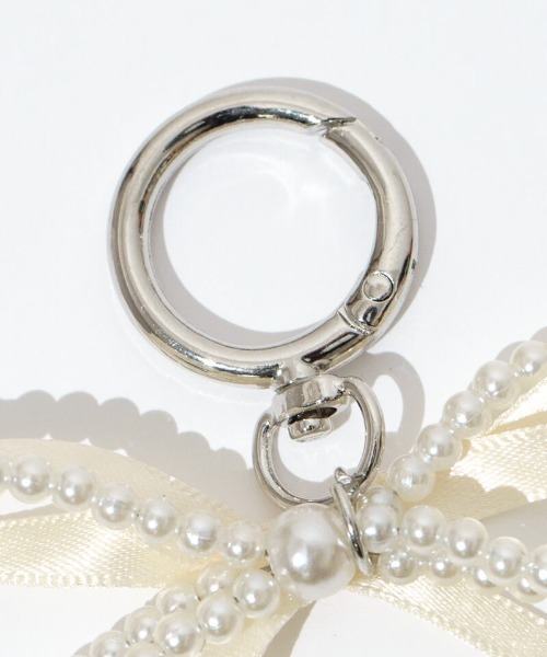 flower（フラワー）の「ボウノットチャーム（キーホルダー・レディース・ホワイト/ピンク・FREE）」の7枚目の写真