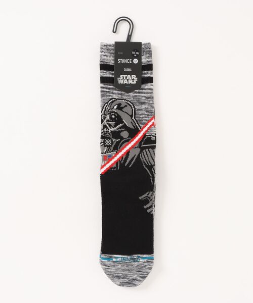 STAR WARS(スターウォーズ)の「【STANCE/スタンス】STAR WARS(スター・ウォーズ)コラボレーションモデル DARTH CREW(ソックス/靴下・メンズ・ブラック・LARGE/SMALL)」の4枚目の写真