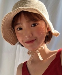 mebole（メボレ）の「sunlight crochet hat（ハット）」