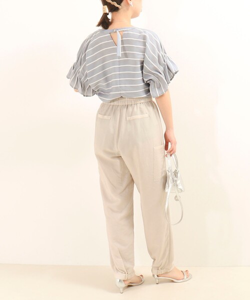 MICO COULIER(ミコクリエ)の「《接触冷感》テンセルナイロンパンツ(その他パンツ・レディース・ネイビー/ベージュ・36/38)」の16枚目の写真