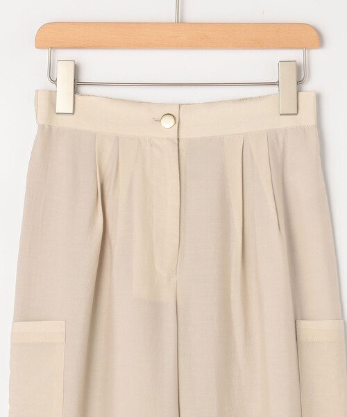 MICO COULIER(ミコクリエ)の「《接触冷感》テンセルナイロンパンツ(その他パンツ・レディース・ネイビー/ベージュ・36/38)」の9枚目の写真