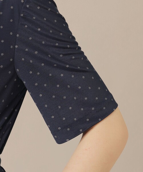 MACKINTOSH LONDON(マッキントッシュ ロンドン)の「【WEB・一部店舗限定】アスタープリントジャージワンピース(ワンピース・レディース・ベージュ系その他/ネイビー・38/40)」の10枚目の写真