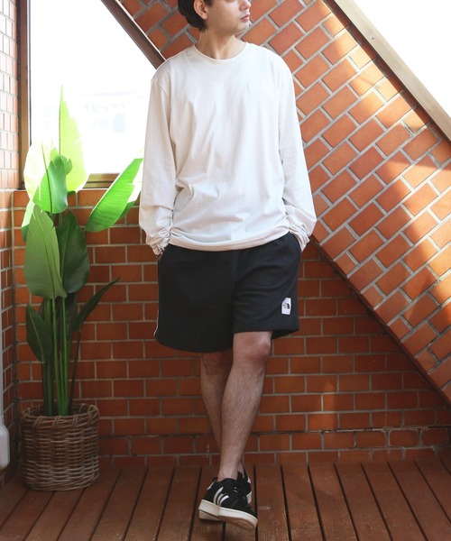 THE NORTH FACE(ザノースフェイス)の「THE NORTH FACE ロゴ ロングTシャツ(Tシャツ/カットソー・メンズ・ホワイト/ブラック/ヘザーグレー・SMALL/LARGE/X-LARGE/MEDIUM)」の6枚目の写真