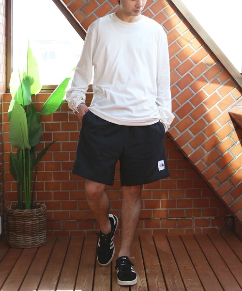 THE NORTH FACE(ザノースフェイス)の「THE NORTH FACE ロゴ ロングTシャツ(Tシャツ/カットソー・メンズ・ホワイト/ブラック/ヘザーグレー・SMALL/LARGE/X-LARGE/MEDIUM)」の7枚目の写真