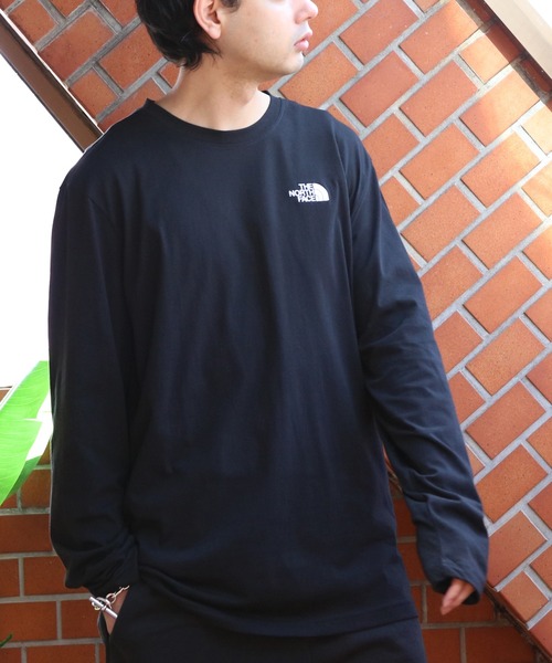 THE NORTH FACE(ザノースフェイス)の「THE NORTH FACE ロゴ ロングTシャツ(Tシャツ/カットソー・メンズ・ホワイト/ブラック/ヘザーグレー・SMALL/LARGE/X-LARGE/MEDIUM)」の14枚目の写真