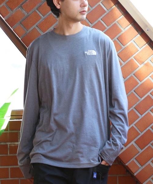 THE NORTH FACE(ザノースフェイス)の「THE NORTH FACE ロゴ ロングTシャツ(Tシャツ/カットソー・メンズ・ホワイト/ブラック/ヘザーグレー・SMALL/LARGE/X-LARGE/MEDIUM)」の22枚目の写真