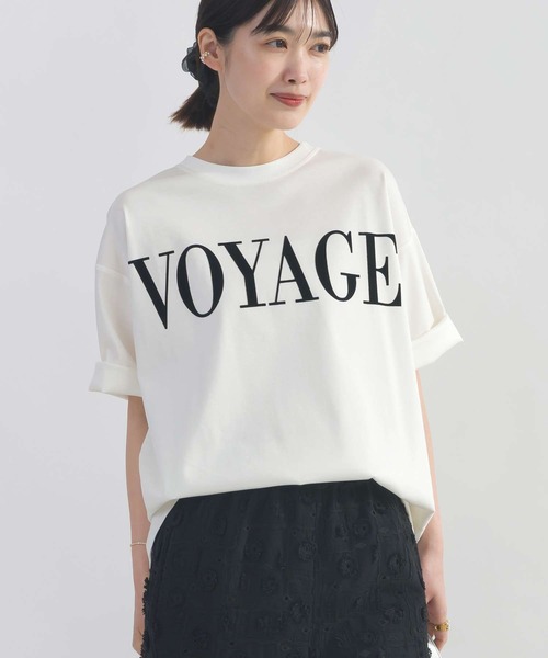 VOYAGEフロッキープリントTシャツ（Tシャツ/カットソー