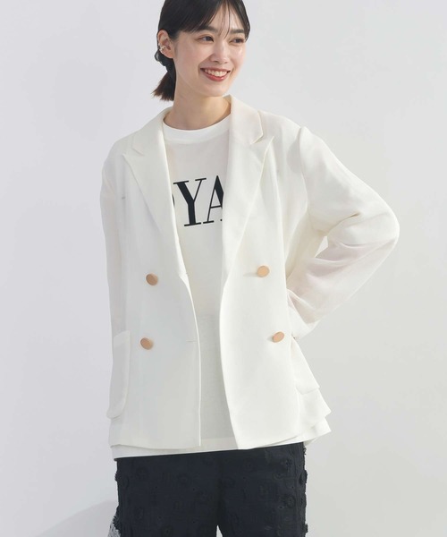 PICCIN（ピッチン）の「VOYAGEフロッキープリントTシャツ（Tシャツ/カットソー・レディース・ブラック/オフホワイト・M）」の3枚目の写真