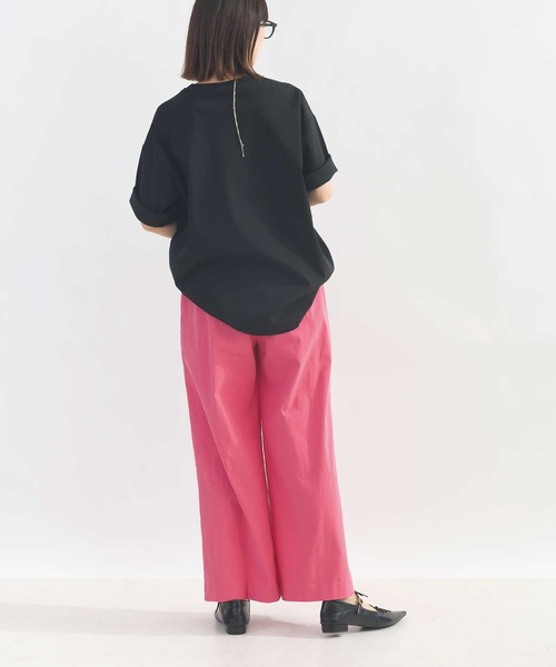 PICCIN（ピッチン）の「VOYAGEフロッキープリントTシャツ（Tシャツ/カットソー・レディース・ブラック/オフホワイト・M）」の21枚目の写真