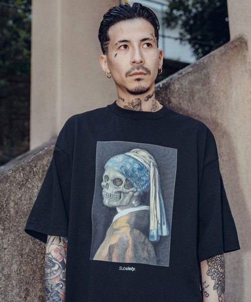 Subciety(サブサエティ)の「SWAPE tee(Tシャツ/カットソー・メンズ・ホワイト/ブラック・SMALL/MEDIUM/LARGE/X-LARGE/XX-LARGE)」の5枚目の写真