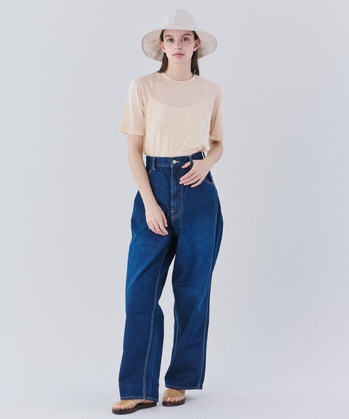tシャツ unfil | 「別注」コットンジャージー シアー半袖Tシャツ WOMEN レディース unfil | 〈別注〉コットンジャージー シアー半袖Tシャツ WOMEN