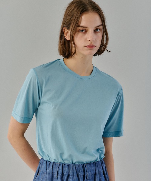 tシャツ unfil | 「別注」コットンジャージー シアー半袖Tシャツ WOMEN レディース unfil | 〈別注〉コットンジャージー シアー半袖Tシャツ WOMEN