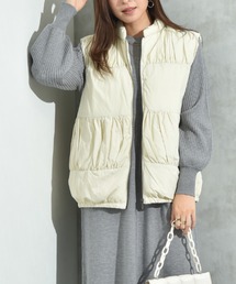 INTERPLANET（インタープラネット）の「ティアードギャザーピュアダウンベスト（ダウンベスト）」