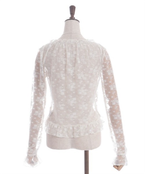 axes femme(アクシーズファム)の「総レースプルオーバー(Tシャツ/カットソー・レディース・キナリ/ブラック・FREE)」の20枚目の写真