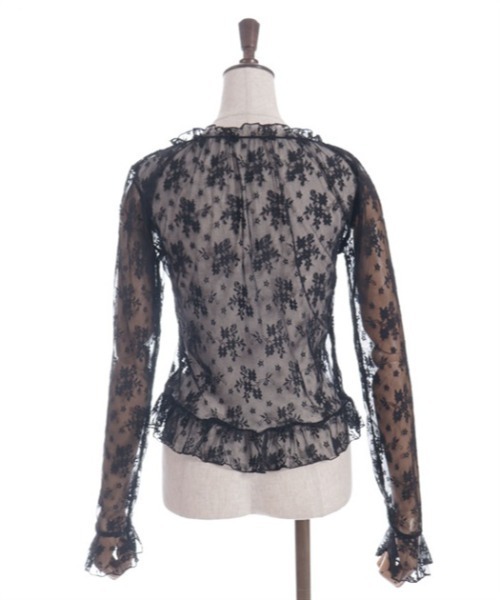 axes femme(アクシーズファム)の「総レースプルオーバー(Tシャツ/カットソー・レディース・キナリ/ブラック・FREE)」の17枚目の写真