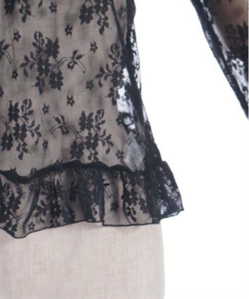 axes femme(アクシーズファム)の「総レースプルオーバー(Tシャツ/カットソー・レディース・キナリ/ブラック・FREE)」の8枚目の写真