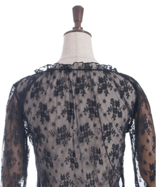 axes femme(アクシーズファム)の「総レースプルオーバー(Tシャツ/カットソー・レディース・キナリ/ブラック・FREE)」の9枚目の写真