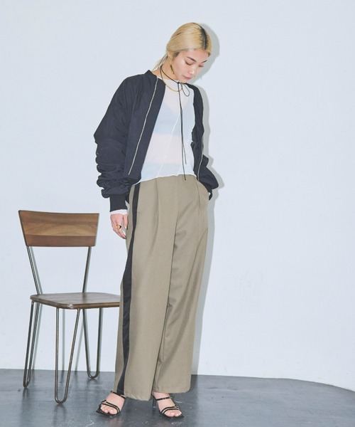 AIC.(エーアイシー)の「スラックス(スラックス・レディース・ダークグレー・FREE)」の2枚目の写真