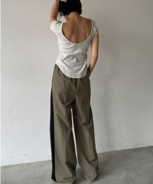 AIC.(エーアイシー)の「スラックス(スラックス・レディース・ダークグレー・FREE)」の3枚目の写真