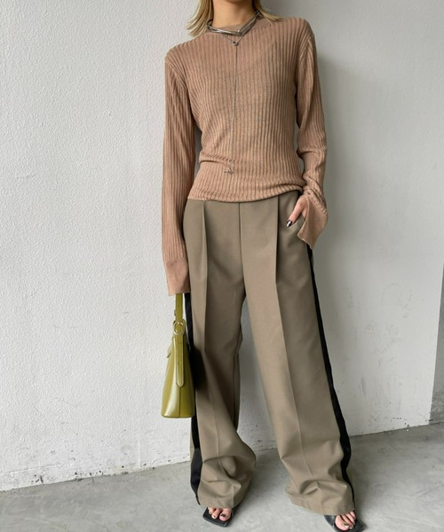 AIC.(エーアイシー)の「スラックス(スラックス・レディース・ダークグレー・FREE)」の4枚目の写真